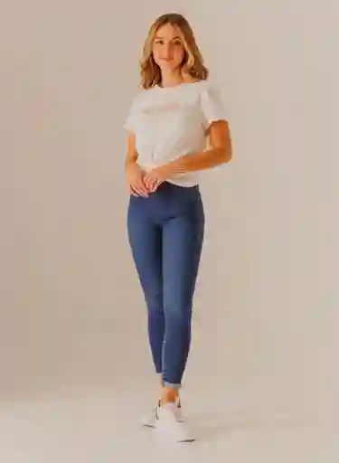 Jean Índigo Mujer Semi Oscuro Talla 8 People