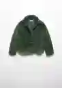 Abrigo Sherpa Verde Pastel Talla 19 Teen Niñas Mango