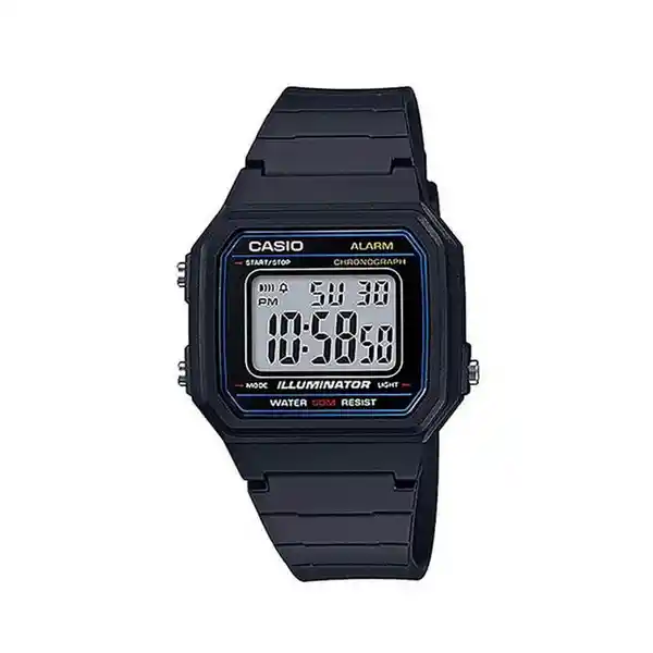 Casio Reloj Digital Silicona Hombre W-217H-1AV