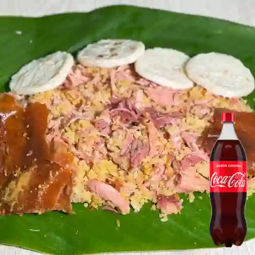 Combo Lechona Grande + Coca-Cola Sabor Original 1.5 L