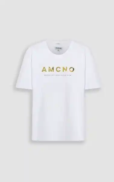 Camiseta Hombre Blanco Talla XL 842G002_BLA110601 Americanino
