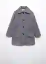 Abrigo Lyon Navy Talla 07 Niña Mango