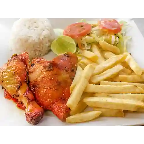 Bandeja con Pollo Asado