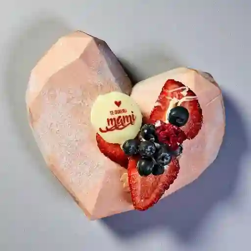 Postre Helado Corazón 14 Cm Frutal