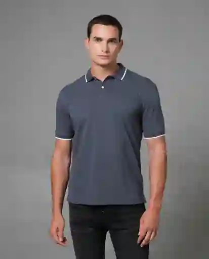 Camisa Tipo Polo Hombre Gris Talla L 190G001 Rifle