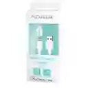 Adata Cable Usb 2 En 1 Android Y Iphone 1 Metro Blanco