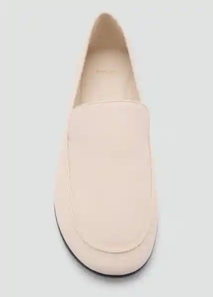 Zapatos Round Blanco Talla 38 Mujer Mango