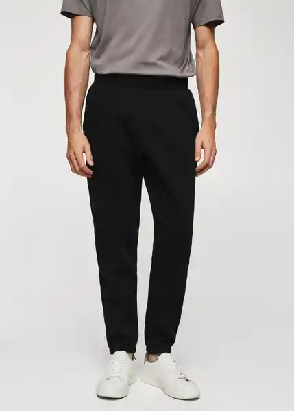 Pantalón Cohen Negro Talla L Hombre Mango