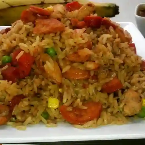 Arroz paisa 4 personas