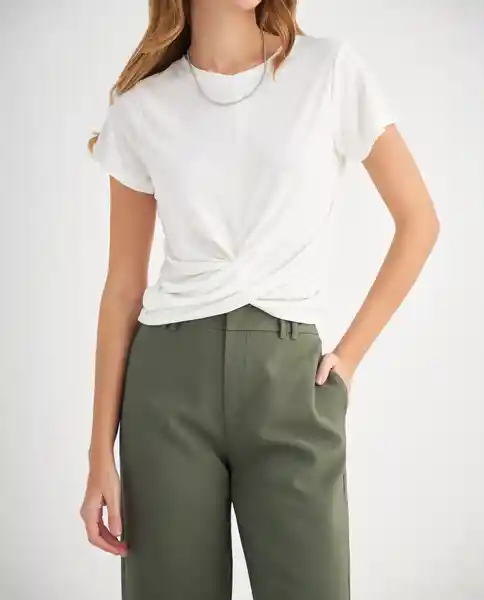 Camiseta Crudo Nevisca Claro Talla M 609F017 Esprit