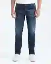 Jean Straight Fit-Morrison Azul Clásico Oscuro T 34/32 Chevignon