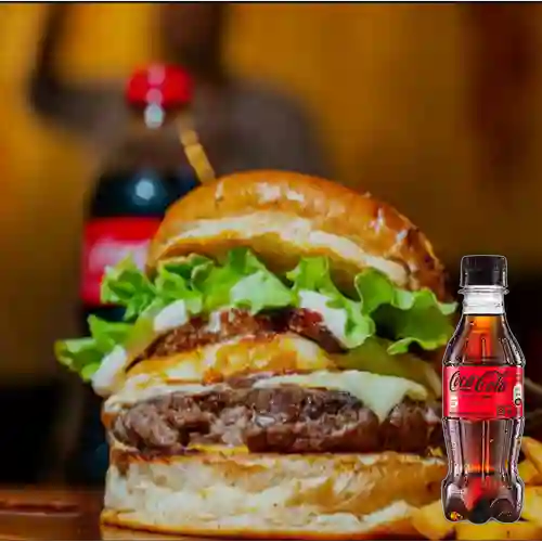 Combo Hamburguesa Clasicc + Coca Cola Sin Azúcar 250ML