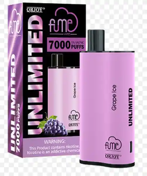 Fume Vaporizador Grape Ice 7000 Puffs