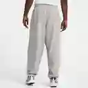 Nike Pantalón M Club Ft Oversized de Hombre Gris Talla M