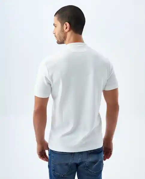 Camiseta Hombre Crudo Talla S 849f005 Americanino