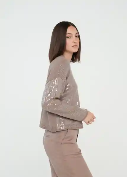 Tejido Mujer Crudo Novia Claro Talla M 589g018 Naf Naf