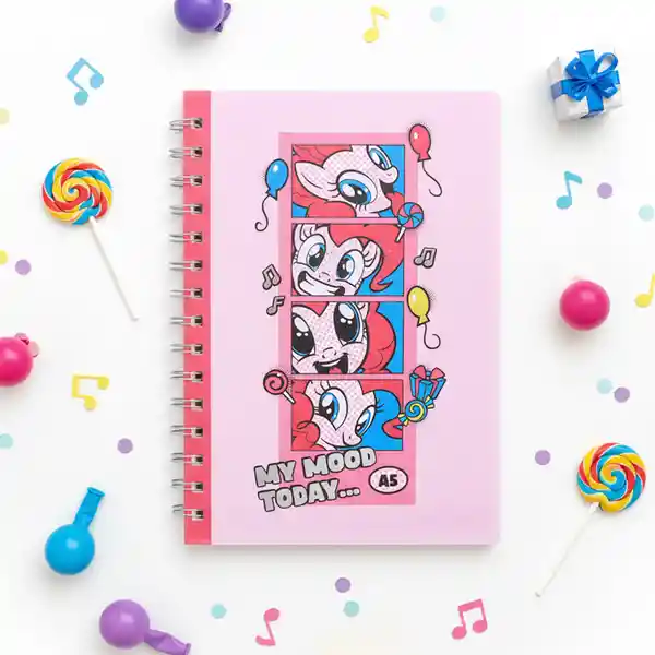 Cuaderno Argollado Pinky Pie Serie my Little Pony Miniso