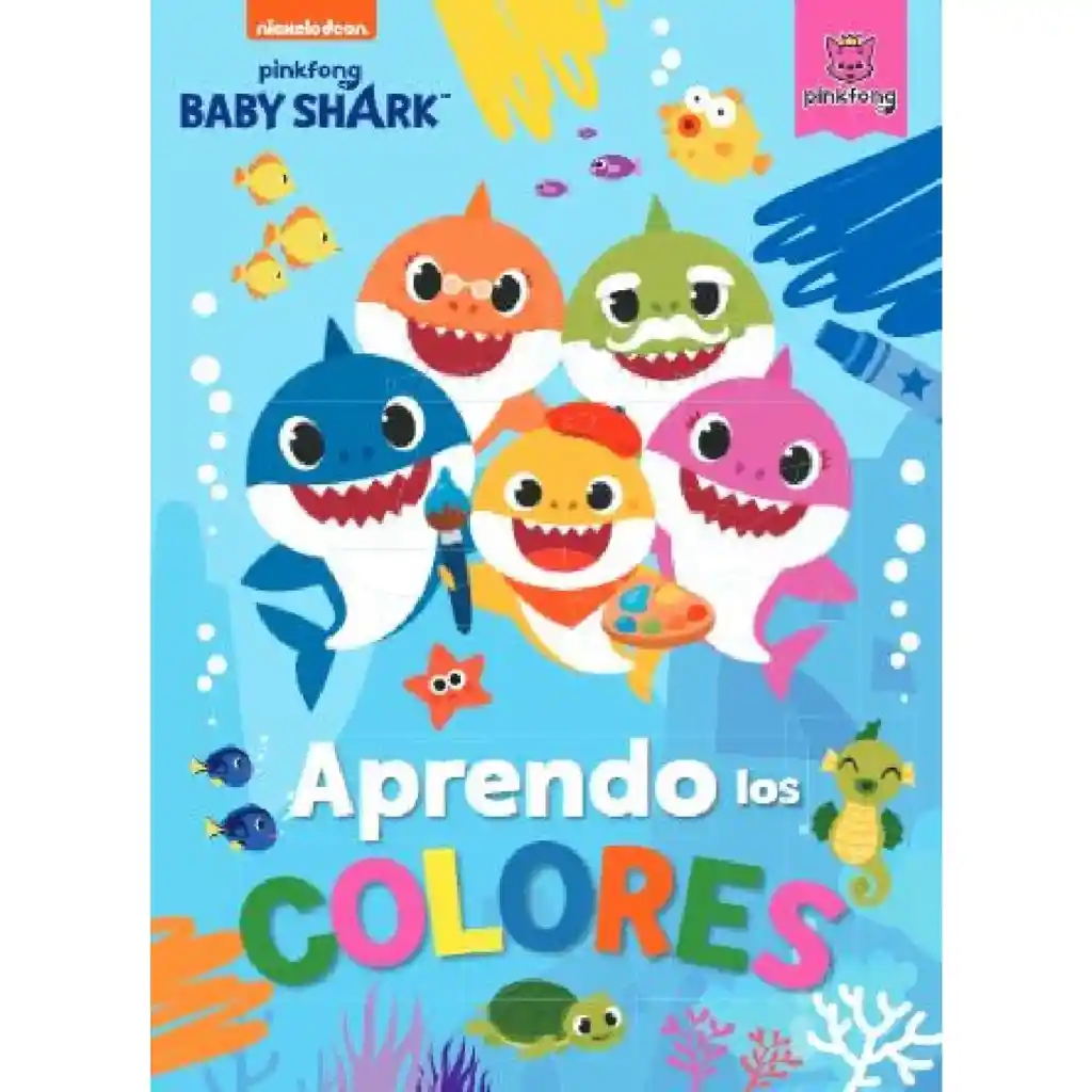 Libro Baby Shark Aprende Los Colores De Nickelodeon