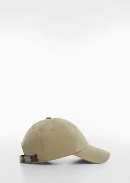 Gorra Básica Taupe Talla 99 Hombre Mango