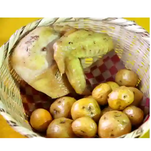 Ala de Gallina Gigante con Papa