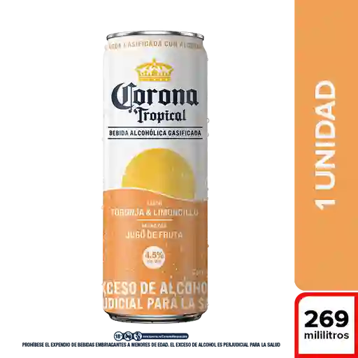 Corona Tropical Toronja y Limoncillo  - Lata 269ml x1