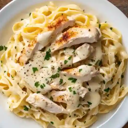 Pastas Alfredo con Pollo