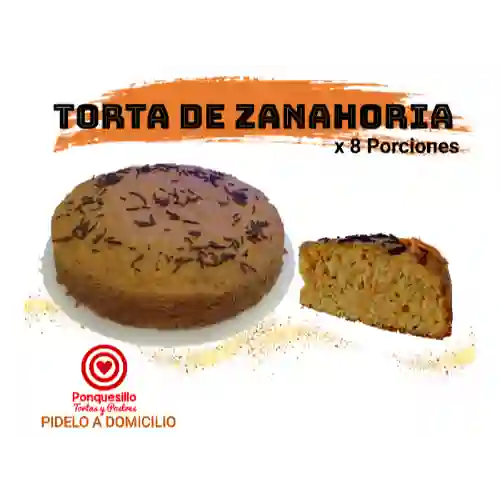 Torta de Zanahoria X 8 Porciones