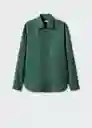 Camisa Calcuta Verde Talla S Hombre Mango