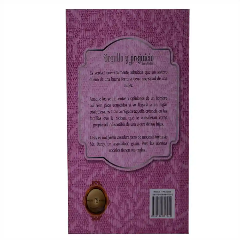 Orgullo Y Prejuicio /Jane Austen Negret Book Original