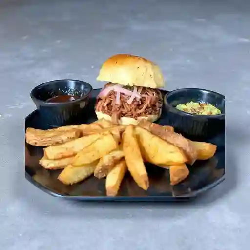 Sandwich Ahumado + Papas