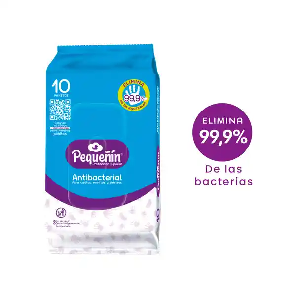 Pequeñin Toallitas Húmedas Antibacterial