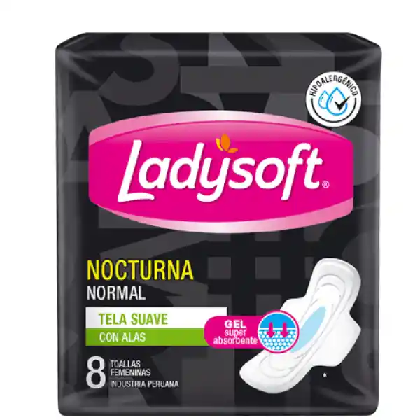 Ladysoft Toalla Femenina Nocturna