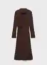 Vestido Caro Chocolate Talla XL Mujer Mango