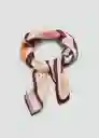 Pañuelo Poppy Rosa Talla 99 Mujer Mango