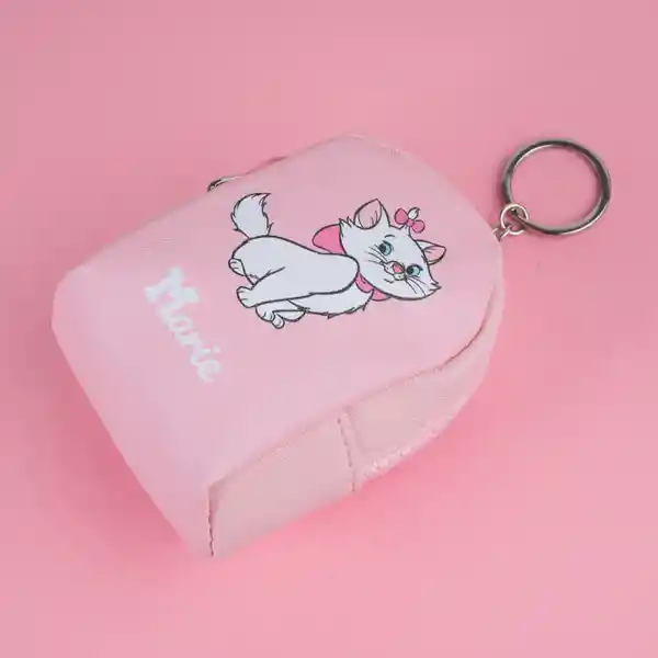 Monedero Disney Cat Colección Marie Mochila Rosa Miniso