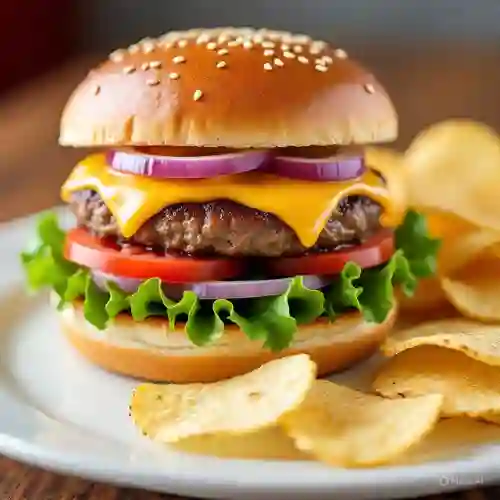 Hamburguesa Sencilla