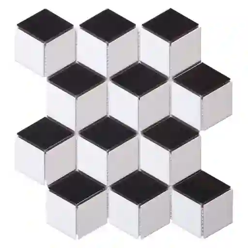 Intermatex Malla Cube Grey Muro Porcelanato 26.7 x 30.9 cm