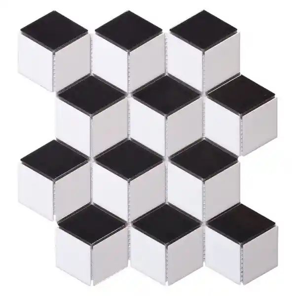 Intermatex Malla Cube Grey Muro Porcelanato 26.7 x 30.9 cm