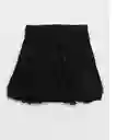 Falda Cinta Para Anudar Negro Aerie Talla Medium American Eagle