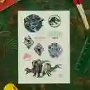 Pegatina Serie Jurassic World Miniso