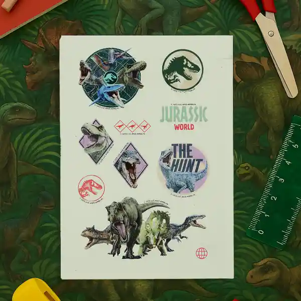 Pegatina Serie Jurassic World Miniso