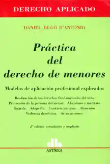 Práctica del derecho de menores. Modelos de aplicación profesional explicados