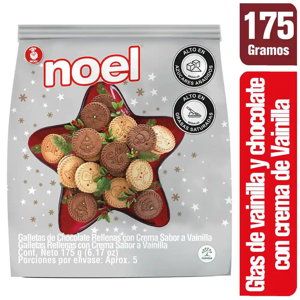 Noel Galletas Rellenas con Crema Edición Navidad