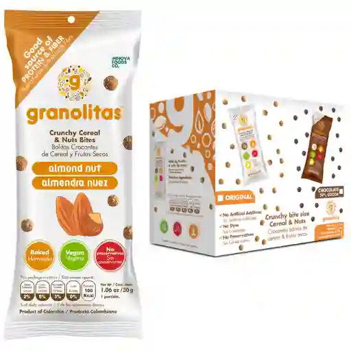 Granolitas Almendra Nuez Pack 