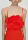 Mono Amapola Rojo Talla L Mujer Mango