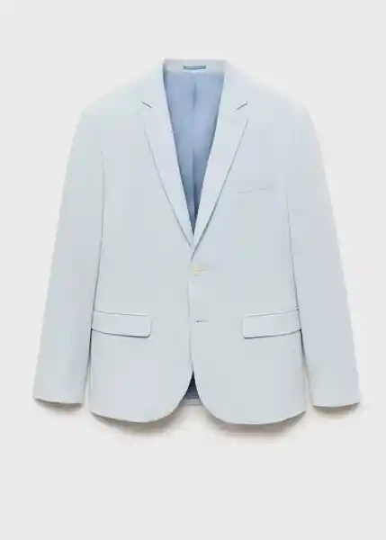 Blazer Americana Paris Celeste Talla 48 Hombre Mango