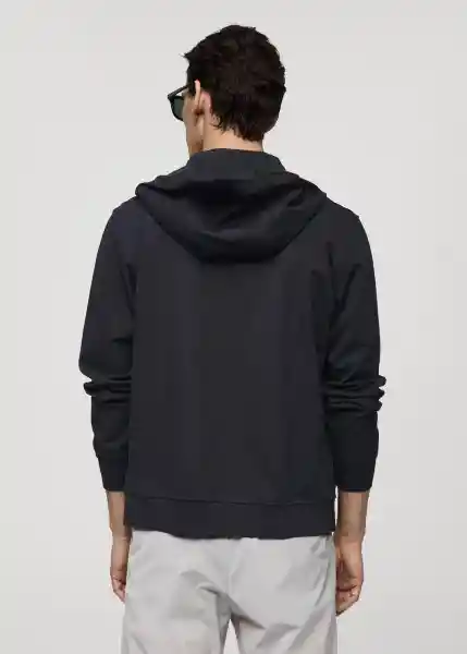 Sudadera Milanh Navy Talla Xxl Hombre Mango