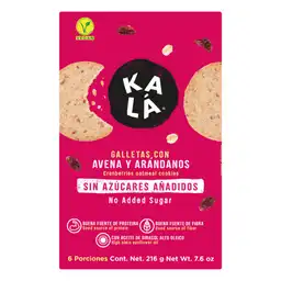 Kalá Galletas con Avena y Arándanos sin Azúcar