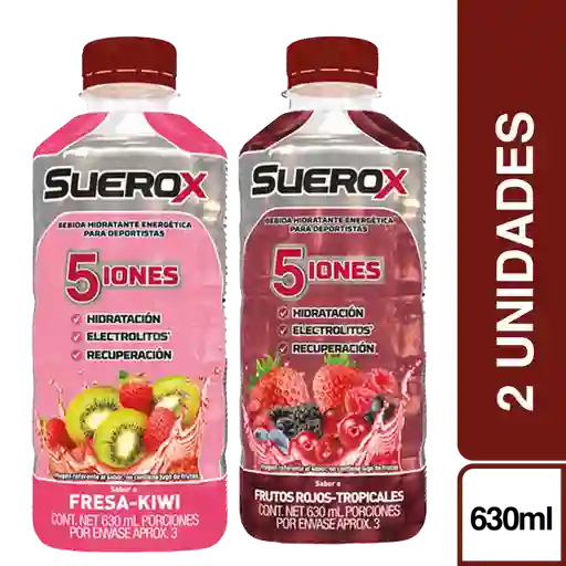 Combo Suerox Fresa Kiwi + Frutos Rojos