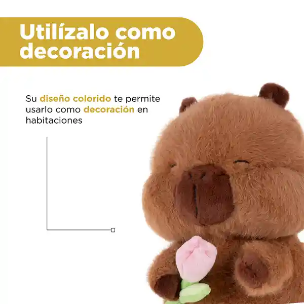 Peluche Con Flores Serie Kapibara 12 in Miniso